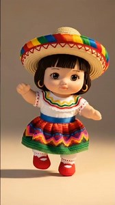 cute maxican plush dancing baby doll #DreamScreenAI || #shorts