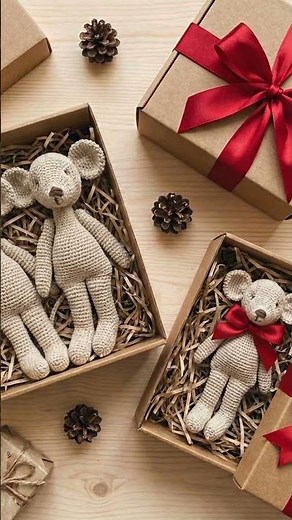 Crochet Mouse Pattern PDF | Easy Amigurumi Mouse Tutorial | Beginner Friendly