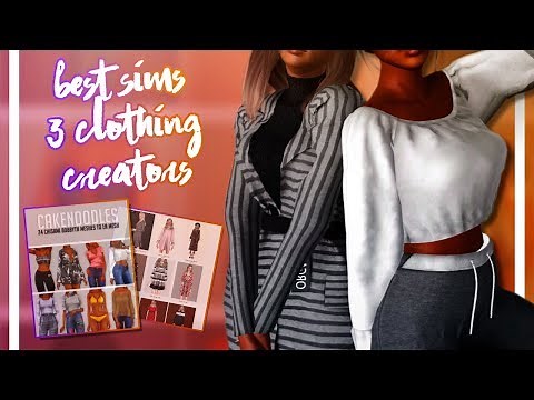 THE BEST SIMS 3 CC CLOTHING CREATORS + LINKS