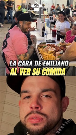 Emiliano Aguilar's reaction to seeing his food went viral 😂 #emilianoaguilar