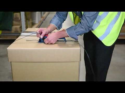How To Strap A Pallet With A Mobile Strapping Kit