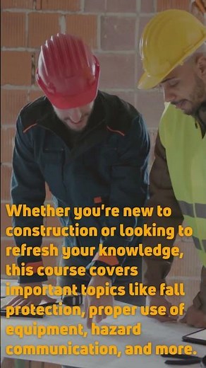 OSHA 10 Hour Construction Industry Training