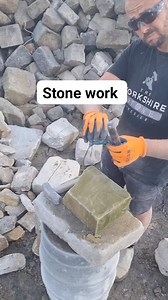 Working stone with hand tools #handtools #stonedresser #mason #craft | The Yorkshire Stone Dresser