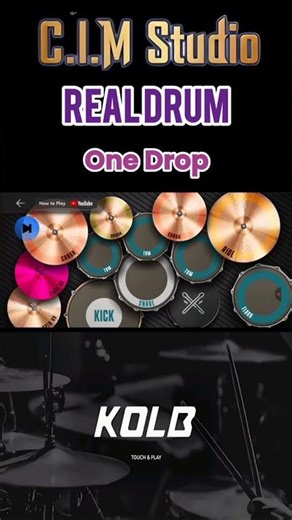One Drop #lesson #beginners #realdrum #drums