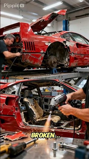 restoration of the first road car to break 200 mph.Ferrari F40 (1987)