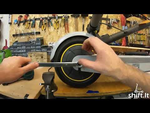 Ninebot MAX G30/G30D/G30LP/G30LE Aluminum mudguard suport instalation SHIFT.LT