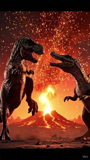 Epic T-Rex vs Spinosaurus Fight, #DinosaurFight#TRexVsSpinosaurus#EpicBattle#DinoClash#ViralShorts