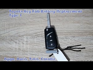 How to replace the remote key battery on Toyota Hi Lux