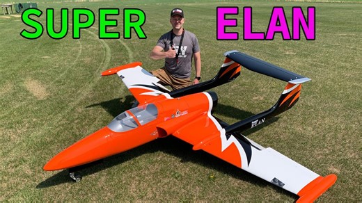 First Flights Of The New Boomerang Super Elan Rc Jet!