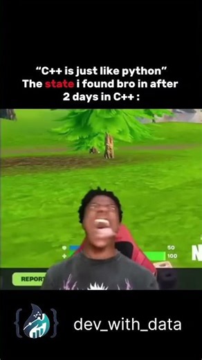 When you realize C++ is NOT "Just Like Python" 💀 #programming #coding