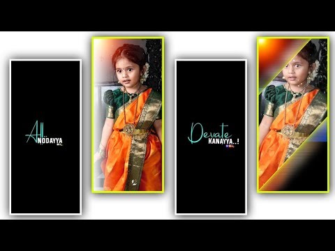 Girl Alight Motion Video Editing/In Kannada Dilag Ali nodayya tanggin dilag video Edit