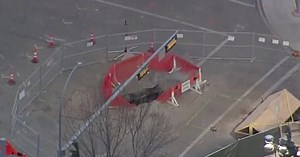 75-foot sinkhole at south Edmonton intersection