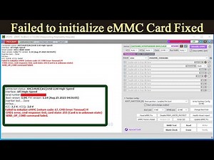 How To Fix Failed To Initialize eMMC Card Is Unknown State
