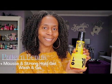 This New Wash & Go Technique using PATTERN BEAUTY's Mousse & Strong Hold Gel is AMAZING!