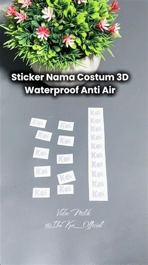 Custom Name Stickers for Back-to-School Prep #stickercustom #backtoschool #schoolsupplies