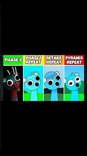 Incredibox Sprunki: Phase 1, Retake, Pyramixed REPEAT After PHASE 4