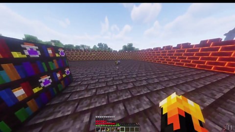 Showing the idle starbuncle and path it should be taking