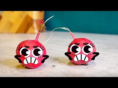 THIS PRETTY FOOD IS SO FUNNY! TRY NOT TO LAUGH - 24/7 DOODLES