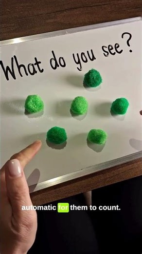 Maths pattern trick every parent should know #subitising #childdevelopment