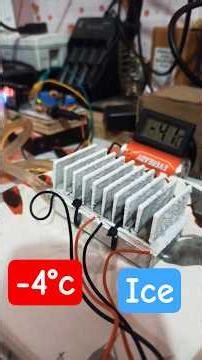Ice-Forming using Peltier Module. #gauravarduino #arduinoproject #youtube #ice #peltier #cooler #iot