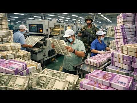 Inside the India Money Factory: Printing 17 Languages on Every Note (Full Process)