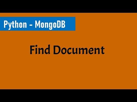 Part 6 - Find document in MongoDB using PyMongo | Python and MongoDB