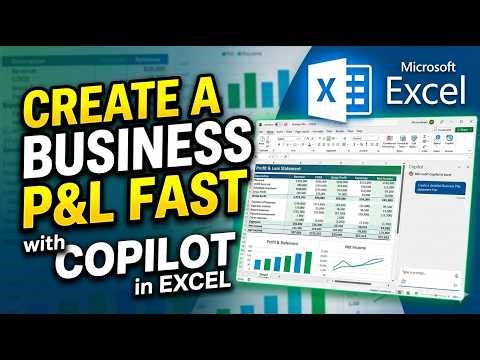 I Built a Full P&L Model in Excel Using AI (Step-by-Step)