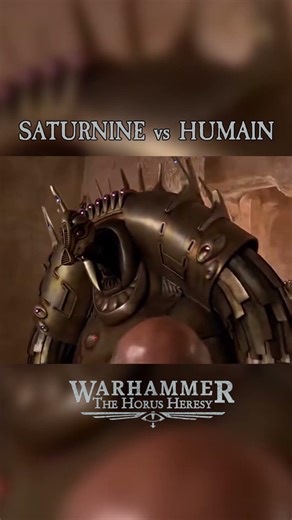 Warhammer The Horus Heresy : TERMINATOR SATURNINE vs HUMAIN (parodie) #warhammer40k #horusheresy