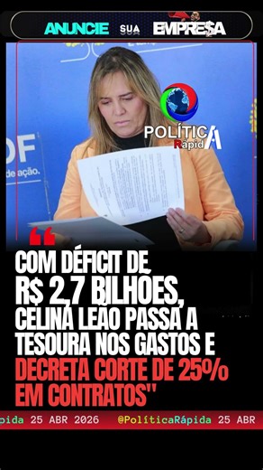 🚨 AJUSTE FISCAL NO DF: CELINA LEÃO PASSA A TESOURA NOS CONTRATOS! ✂️🏦