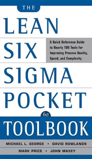 The Lean Six Sigma Pocket Toolbook by Michael George ET AL | Summary