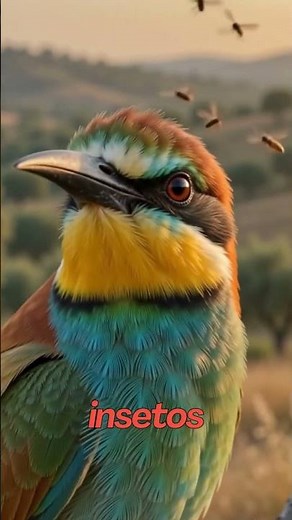 O abelharuco parece uma ave tropical… mas pode ser visto em Portugal 🐦🌈