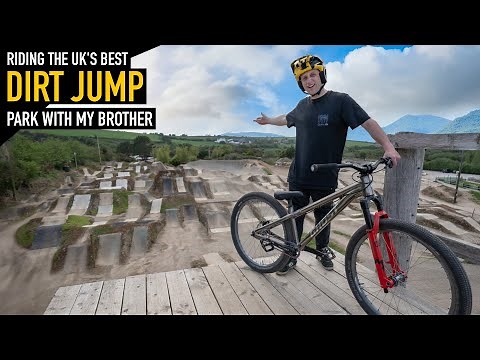 RIDING THE UK'S BEST DIRT JUMP PARK WITH MY BROTHER!