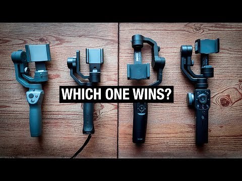 IPHONE GIMBAL SHOOTOUT | Osmo Mobile 2 vs Zhiyun Smooth 4 vs Moza Mini Mi vs FreeVision Vilta M