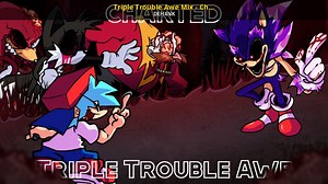 Triple Trouble Awe Mix - Charted Mod for Friday Night Funkin' | FNF Mods