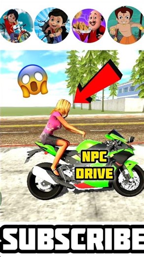 npc drive bike 😱 In indian bikes driving 3D 🔥 || GTA v mod #shorts