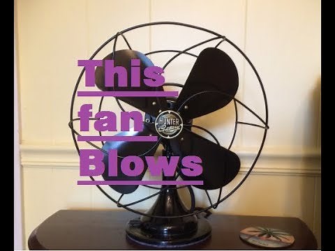 Antique Hunter Century Fan Restoration