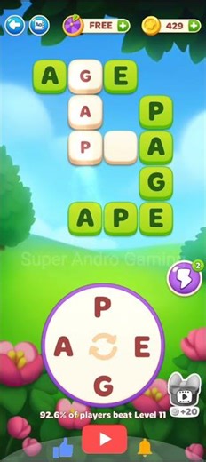 WORD SPELLS level 11 #WordSpells #WordGame #PuzzleGame #BrainTeaser #GamingShorts #YTShorts #shorts