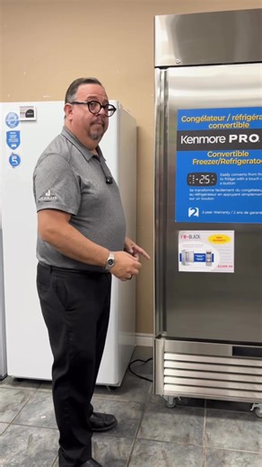 Kenmore is back, and it’s stronger than ever. 🙌 The Convertible Professional fridge/freezer brings restaurant-level durability into your home - stainless steel, huge capacity, and doors that feel like they belong on a tank. 🚪💥 | FW Black Ltd