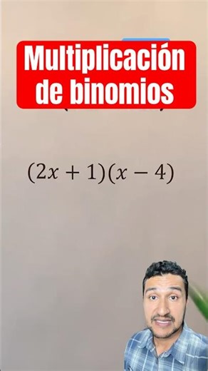 5 steps to multiply binomials #algebra