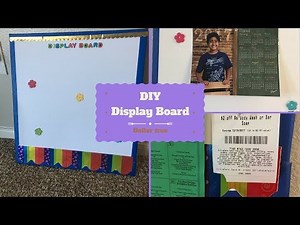 How to make DIY DISPLAY BOARD / PIN Board with dollar tree products