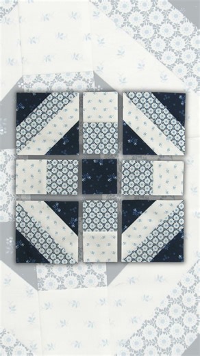 How to Sew the 10" Ombre Quilt Block #quiltblock #patchwork #quilting