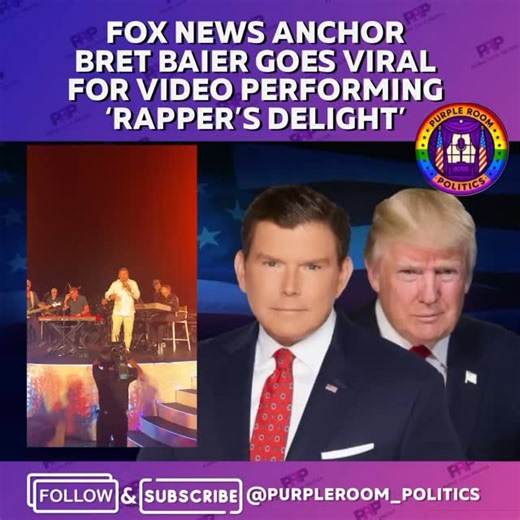 Fox News’ Bret Baier surprised and delighted social media users when a video of him dancing and rapping went viral Saturday. The video shows the longtime anchor on a stage wearing a button-down shirt and khaki pants as he performed “Rapper’s Delight,” the 1979 debut single by the Sugarhill Gang, widely recognized as one of the greatest rap songs of all time. Baier took a little creative license with some of the lyrics, changing them to promote his show: The video drew praise from several of his 
