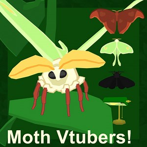 3D Moth Vtuber, Premade Luna Moth Vtuber, Atlas Moth Vtuber, Mothman Vtuber, Low Poly 3D Vtuber - Etsy