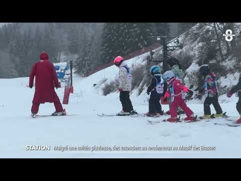 Des vacanciers au rendez-vous au Massif des Brasses