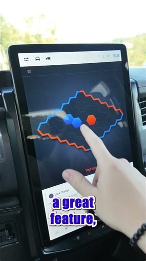 Check out these games in the 2025 Ford F-150 Lightning! Would you use them? ⚡🎮#ford #F150Lightning