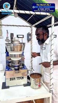 The World’s First & Best 1 kg ZEN TECH Nano Cold Pressed oil machine | 7339197774 #zentech #oil
