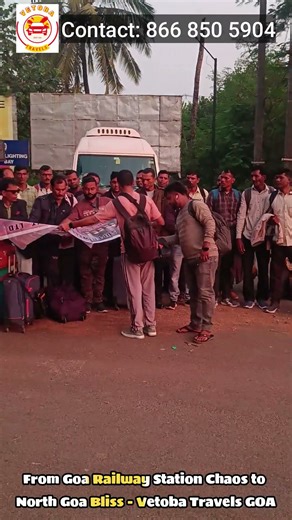 Goa Railway Station Pickup to North Goa Tour: Premium Bus Rental for Corporate Grp | Vetoba Travels