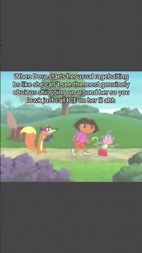 Yo ICE pls pack Dora and Boots up🙏🏾🙏🏾😭✌🏿#doratheexplorer #ice #nickelodeon #memes #shorts