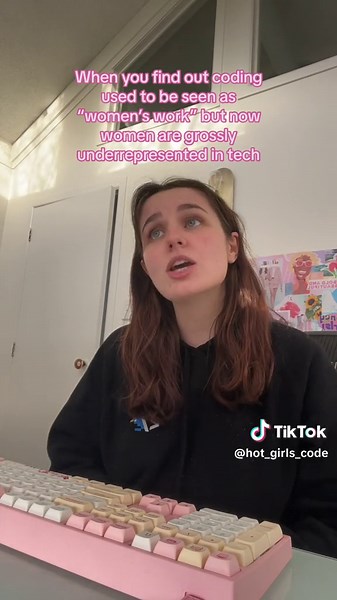 Let’s get more girls into tech! Here at Hot Girls Code, our passion is helping girls & women see that a career in tech is totally possible & that coding doesnt have to be as scary as it seems! #girlsinstem #girlsintech #girlswhocode #hotgirlscode #womenintech #techtok