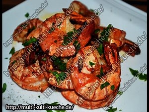 REZEPT: Gebratene GARNELEN mit Knoblauch